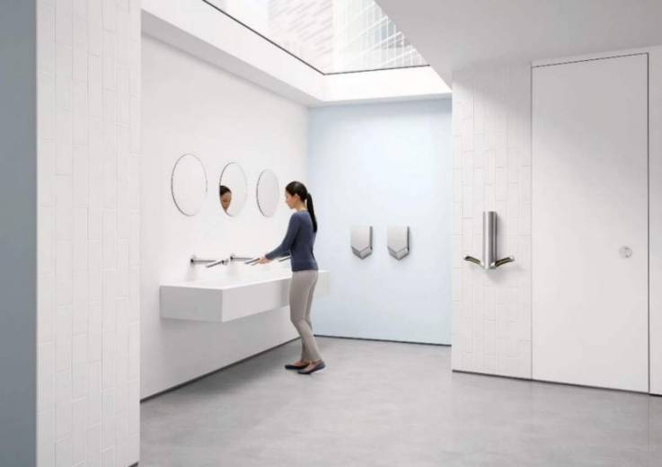 Dyson AirBlade : un sèche main sans contact qui élimine 99.95% des bactéries