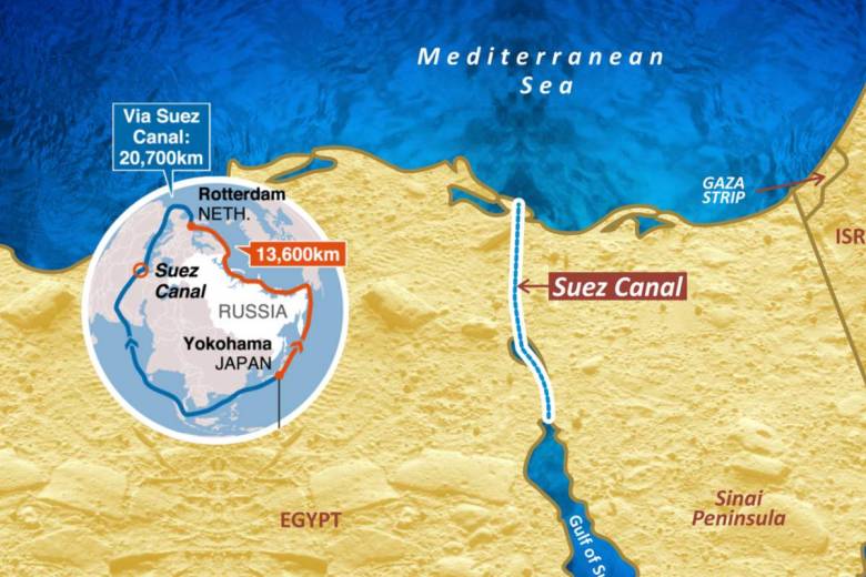 Canal de Suez : la lune aurait joué un rôle dans le déblocage de l’Ever Green