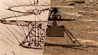 Ingenuity : l'hélicoptère de la Nasa inspiré d'un croquis de Leonard de Vinci ?