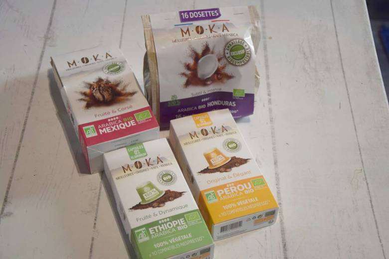 Nous avons testé les dosettes de café "home compostables" de la marque MOKA !
