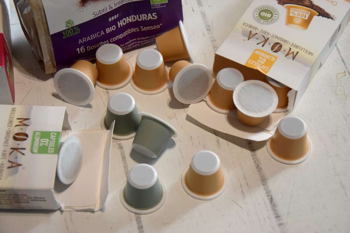 Nous avons testé les dosettes de café "home compostables" de la marque MOKA !