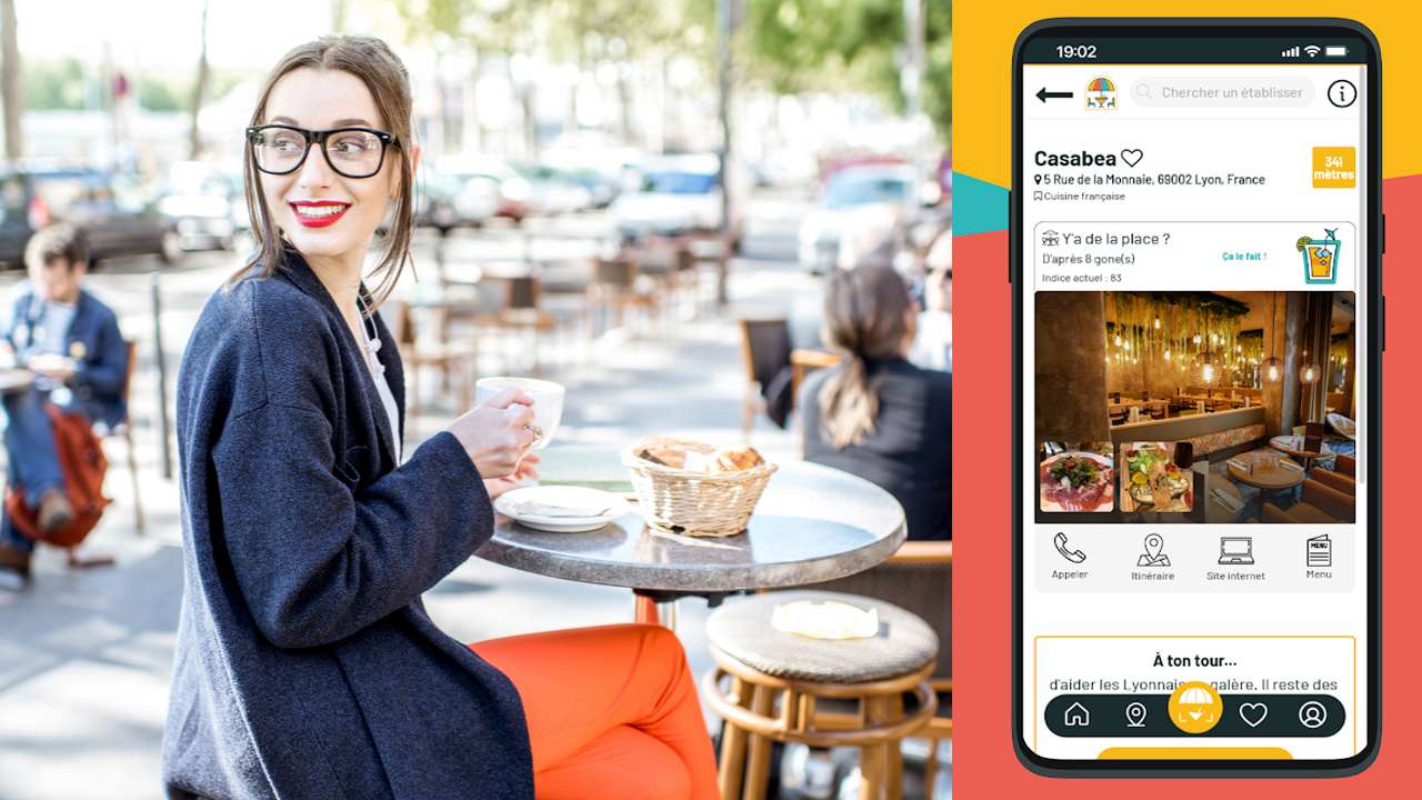 A Lyon, vous allez désormais savoir quelles terrasses sont libres grâce à l'application GoNoGones