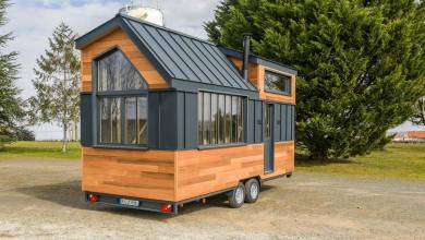 Tiny House : Baluchon dévoile sa dernière création, une magnifique micro maison à verrières !