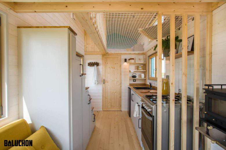 Tiny-House : Baluchon dévoile sa dernière maison sur roues à double mezzanine, la Sïana !