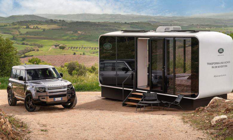 Tiny House : Land Rover et Airbnb dévoilent une incroyable caravane, résolument futuriste !