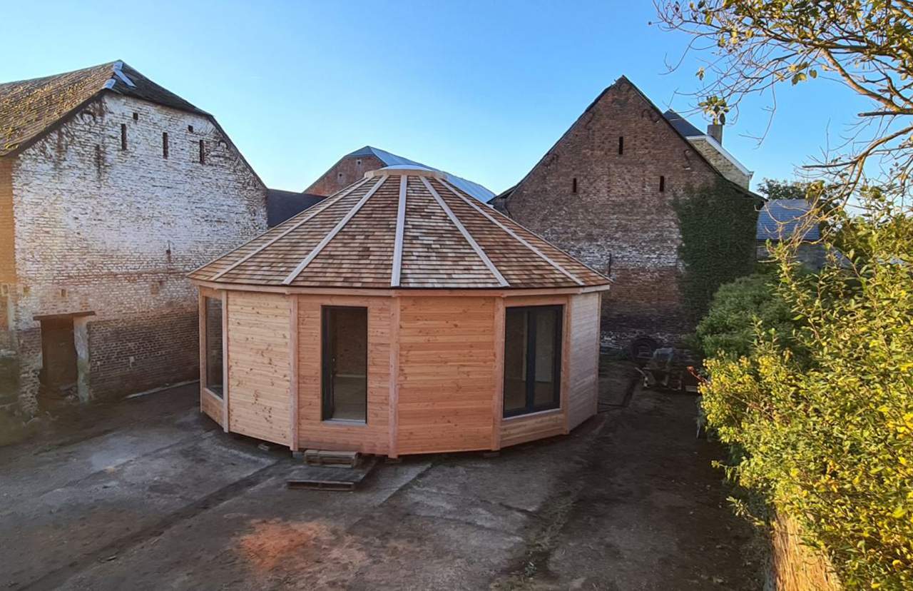 Cot’Wood : l'étonnant concept des maisons circulaires fabriquées par HomeConception !