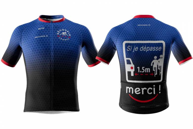 Sécurvélo, un maillot réfléchissant pour que les distances de sécurité soient enfin respectées !