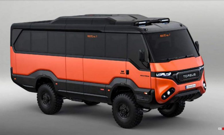 Torsus Praetorian : un impressionnant bus tout-terrain de 35 places