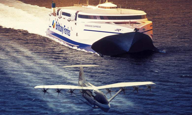 Traverser la manche sur un ferry volant électrique, le projet fou d'une compagnie maritime !