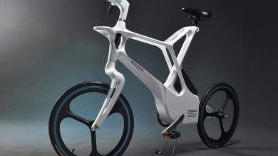 Skeleton, un vélo électrique avec un cadre inspiré du squelette humain