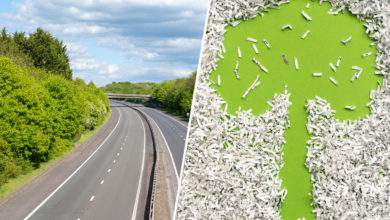 Espagne : une autoroute (durable) construite à partir de déchets de papier à la place du ciment