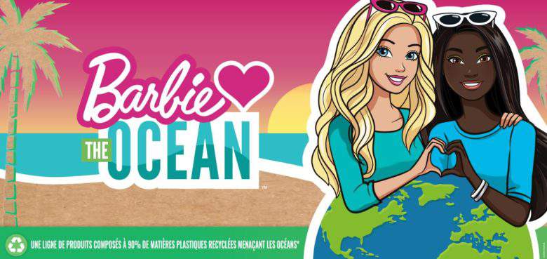 Mattel : des Barbies fabriquées avec 90% de plastiques ramassées dans les Océans