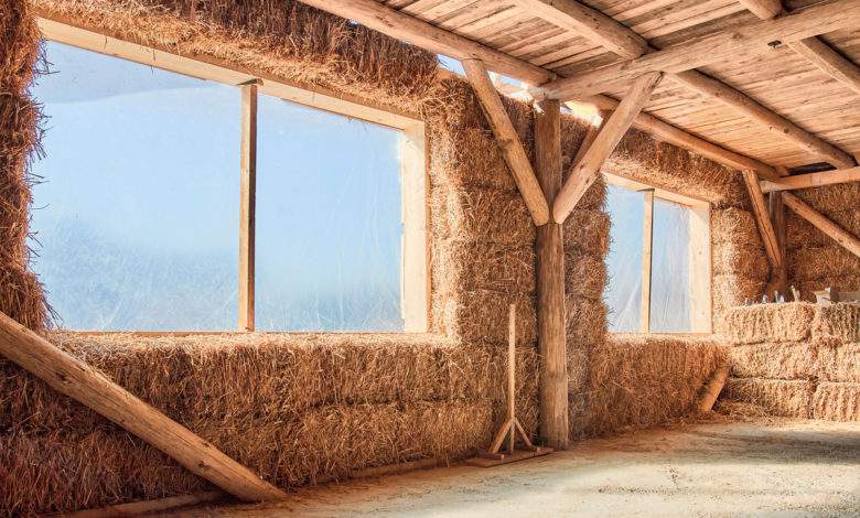 Envie d'une maison écologique ? Et si vous optiez pour une habitation avec une isolation en paille ?