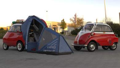 Un mini camping-car électrique pour une personne ? Découvrez la Microlino !