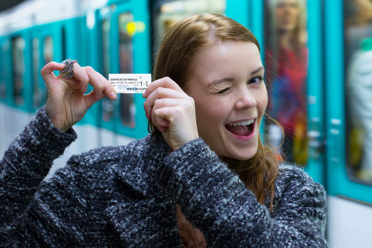 Le ticket de dépannage "droit à l'oubli" pour éviter les amendes dans les transports en commun Parisien.