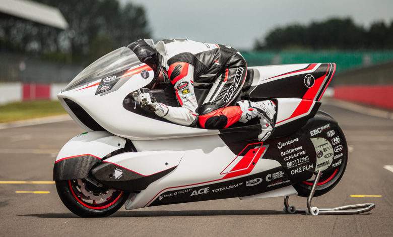 Une incroyable moto électrique qui peut dépasser les 400km/h.
