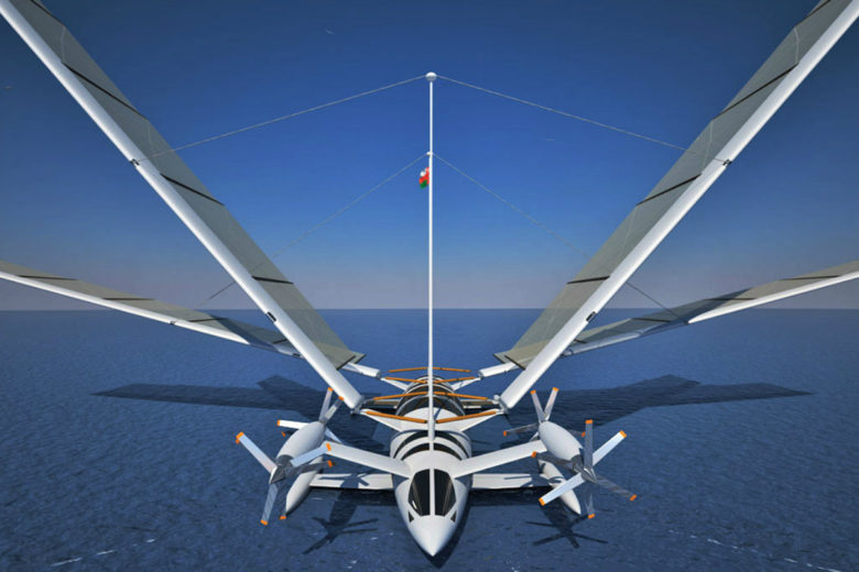 Flying Yacht : un designer français imagine un bateau futuriste capable de voler à 400 km/h.