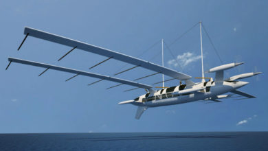 Flying Yacht : un designer français imagine un bateau futuriste capable de voler à 400 km/h.