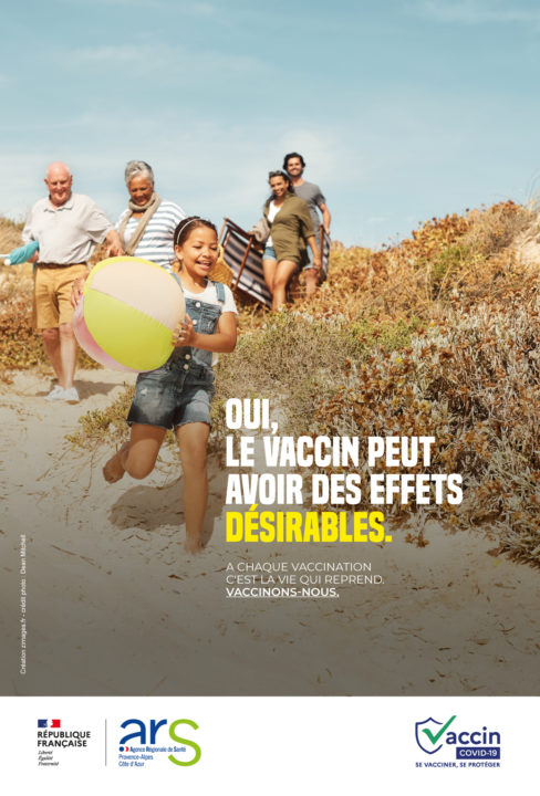 Les « effets désirables » du vaccin, une campagne de sensibilisation à la vaccination destinée aux jeunes !