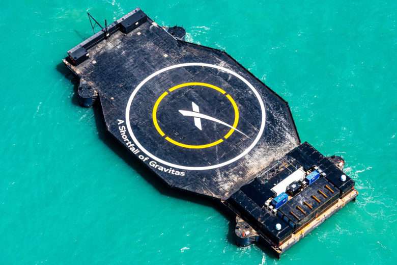 A Shortfall of Gravitas : l'incroyable barge de récupération de lanceurs de SpaceX
