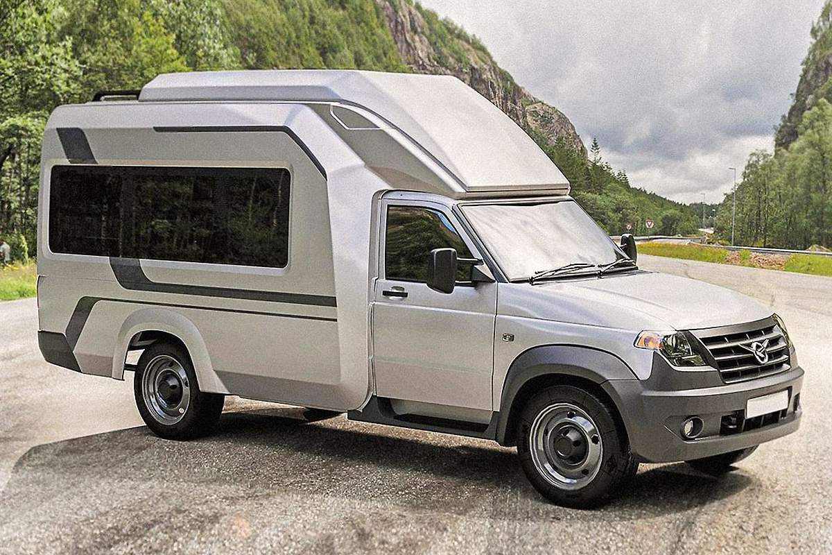 UAZ : le préparateur russe dévoile un mini camping-car à seulement