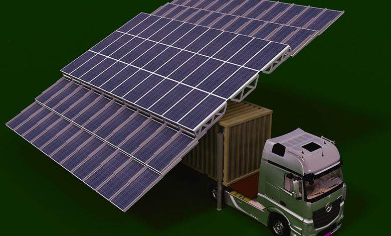 Solar Container : un conteneur mobile pour déployer une ferme solaire n'importe où !   