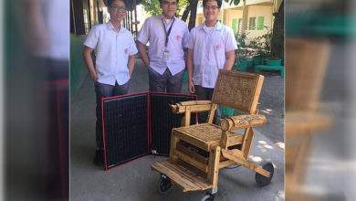 JuanWheel : trois lycéens inventent un fauteuil roulant solaire en bambou