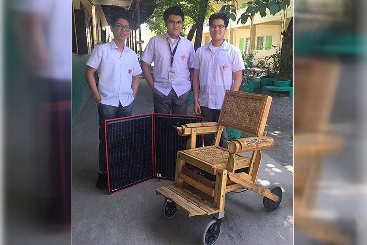 JuanWheel : trois lycéens inventent un fauteuil roulant solaire en bambou