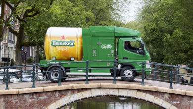 Amsterdam : Heineken livre sa bière par citerne électrique !