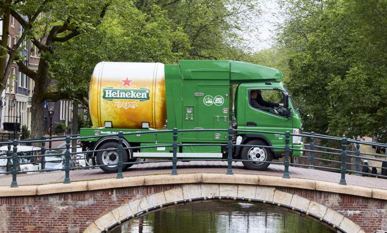 Amsterdam : Heineken livre sa bière par citerne électrique !