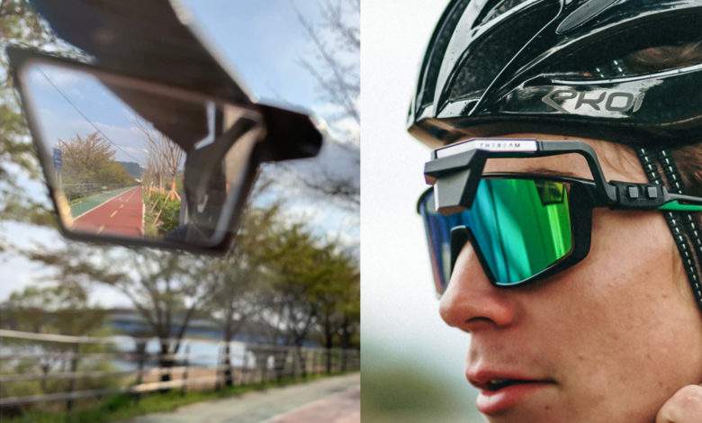 Et maintenant un rétroviseur-lunettes pour les cyclistes, inspiré des Google Glass