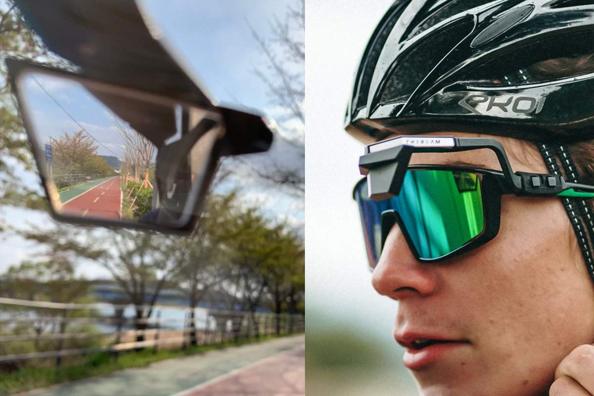 Et maintenant un rétroviseur-lunettes pour les cyclistes, inspiré des Google Glass