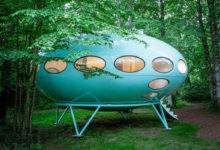 Soucoupe Volante : une magnifique maison futuro transformée en gîte pour la nuit