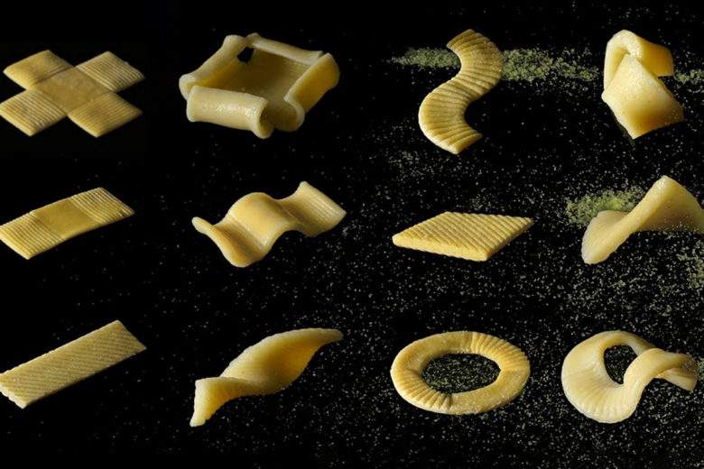 Des pâtes "programmables" qui changent de forme à la cuisson