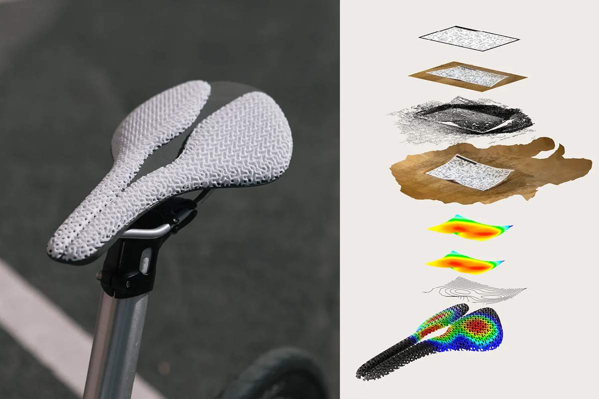 Une selle de vélo non genrée imprimée en 3D et qui s'adapte aux fesses des cyclistes !