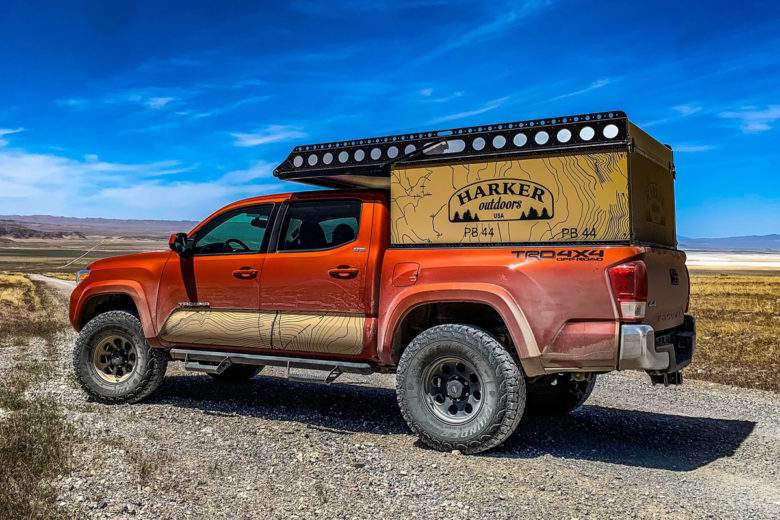 Harker EDC : une tente de toit escamotable pour transformer son pick-up en camping-car