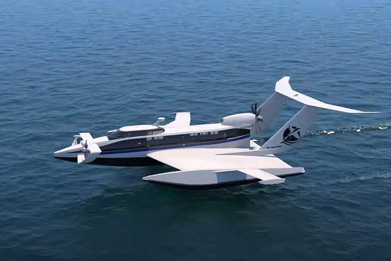 Aqualines : les bateaux volants "Ekranoplan" seront fabriqués au Pays Basque  