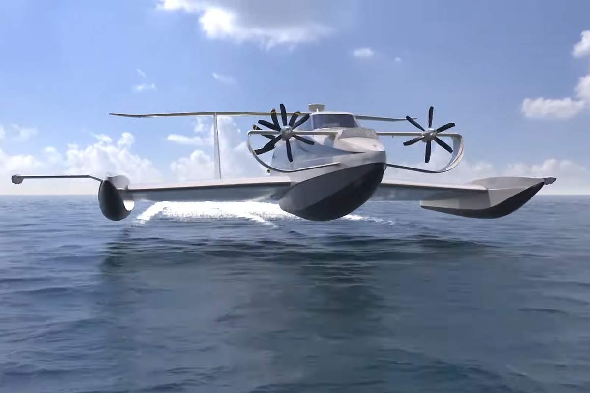 Aqualines : les bateaux volants "Ekranoplan" seront fabriqués au Pays Basque  