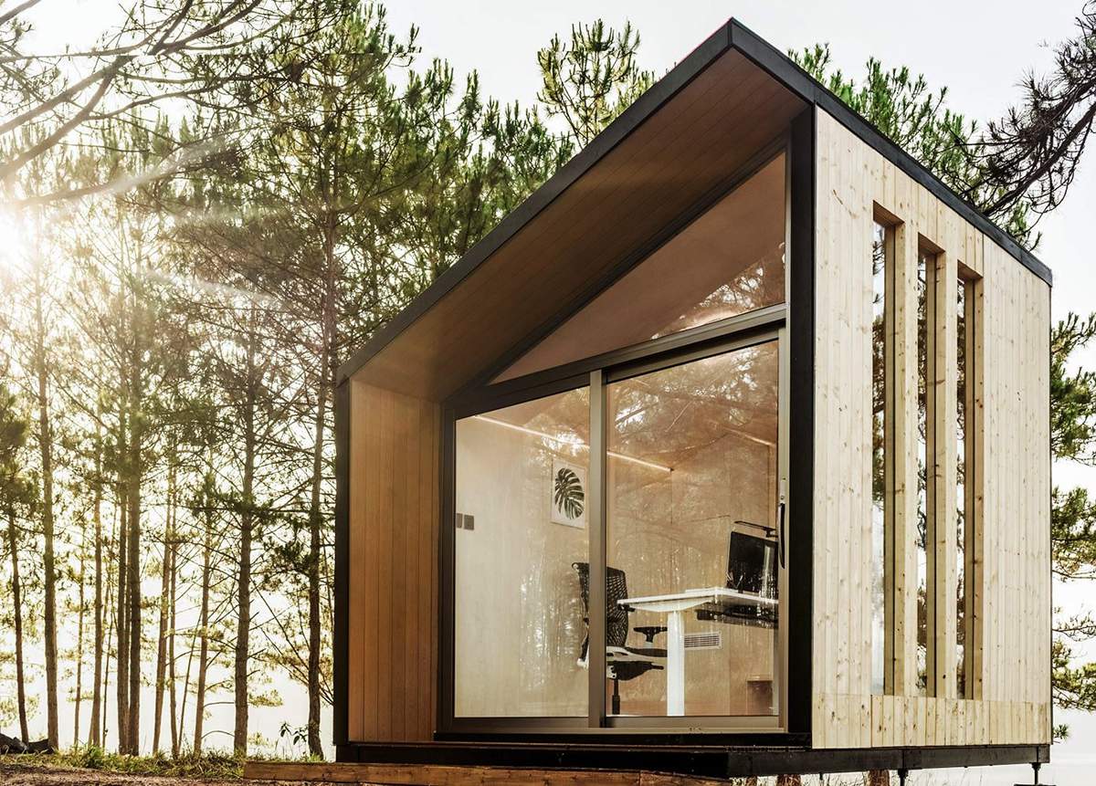 WorkPod, un abris de jardin faisant office de bureau