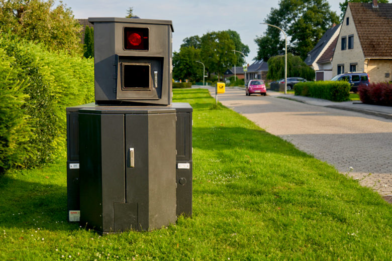 Un radar de vitesse