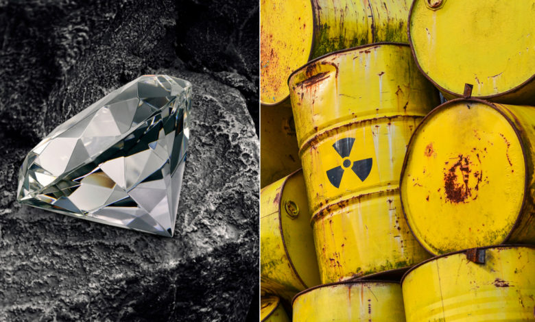 Des batteries aux diamants radioactifs pour résoudre la gestion des déchets nucléaires ?