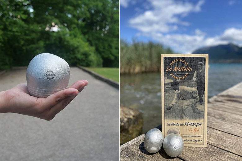 La Mollette : il invente une boule de pétanque difforme pour des parties complètement loufoques