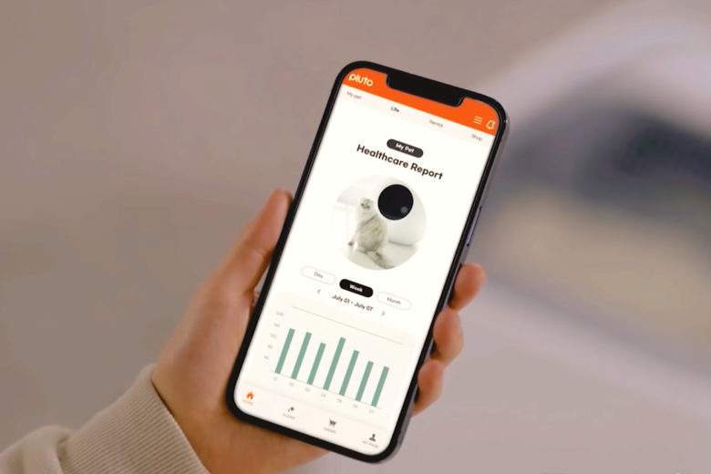 Pluto Square, le bac à litière connecté, qui se vide tout seul... ou presque !