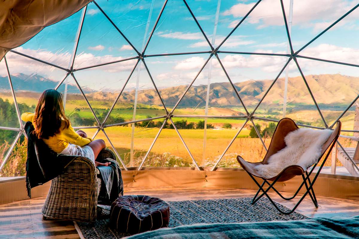 Une étonnante "maison dôme" qui s’oriente selon la météo et la saison