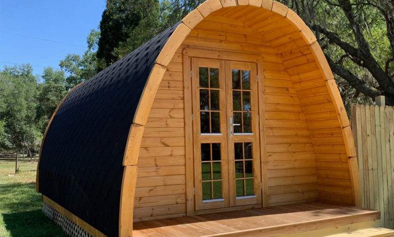 Un nouveau concept de mini maison en bois : les glamping pods !