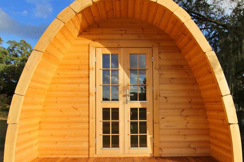 Un nouveau concept de mini maison en bois : les glamping pods !