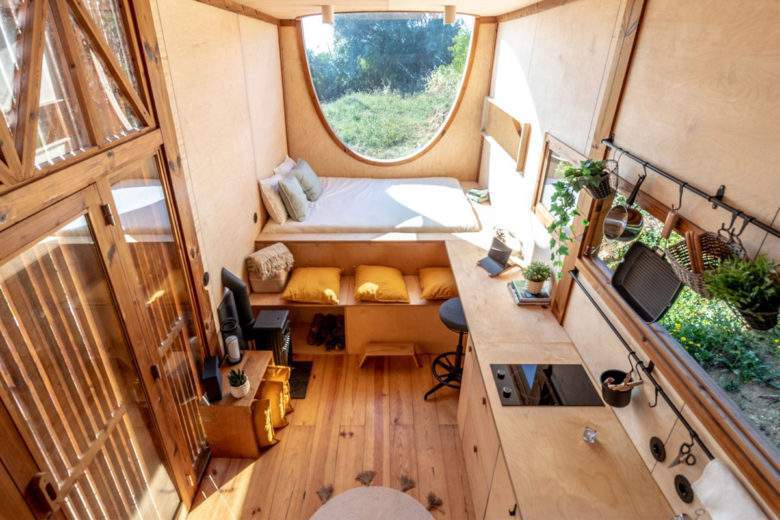 Tiny-House : URSA, une mico-maison sur roues fabriquée au Portugal (avec les plans)