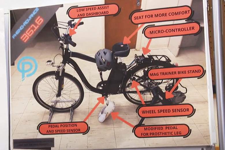 Des étudiants inventent une pédale de vélo innovante pour aider les enfants souffrant d'un handicap