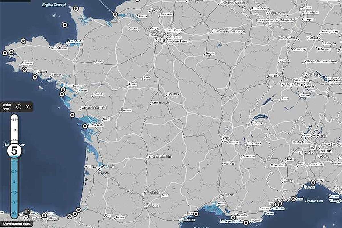 Quelles sont les villes françaises susceptibles de disparaître à cause de la montée des eaux ?