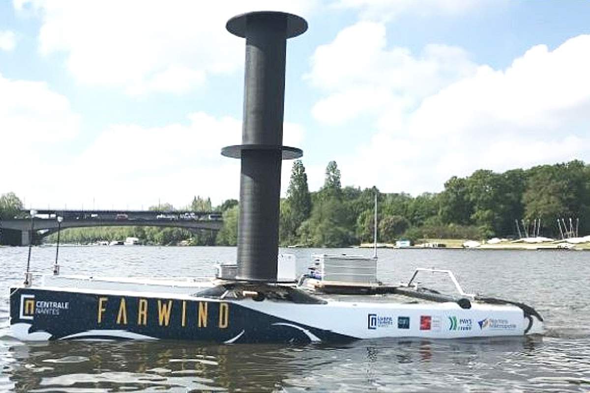 Farwind Energy : un innovant voilier hydrolien qui capture l'énergie en haute mer
